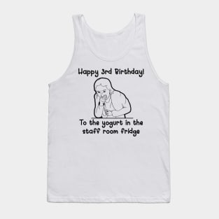 Happy Birthday Yogurt Tank Top